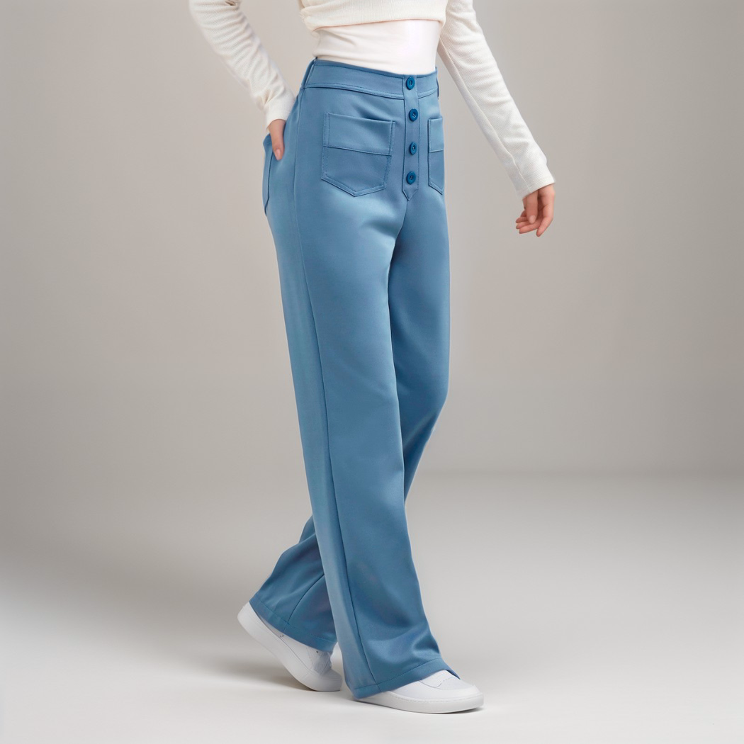 Ava - High-waist Stretch Trousers