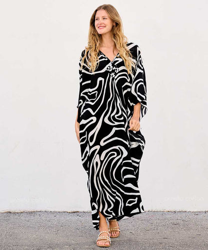 Caftan Black-White