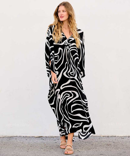 Caftan Black-White