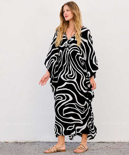 Caftan Black-White