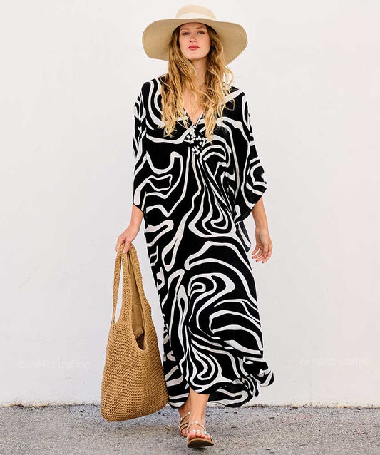 Caftan Black-White