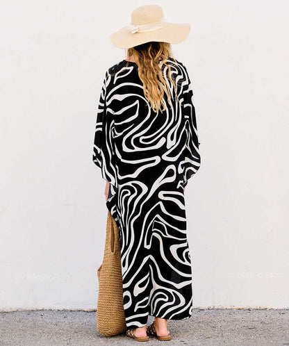 Caftan Black-White