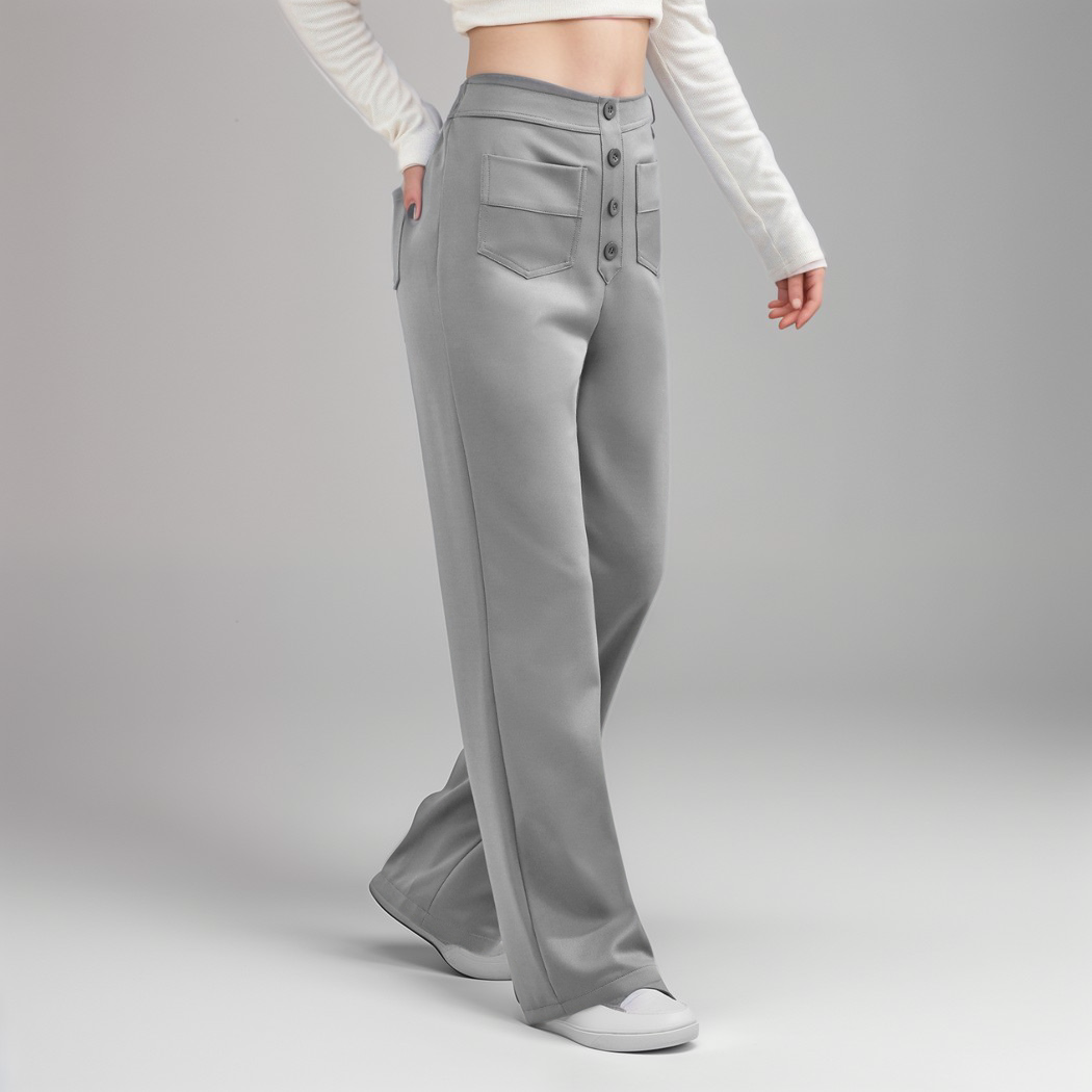 Ava - High-waist Stretch Trousers