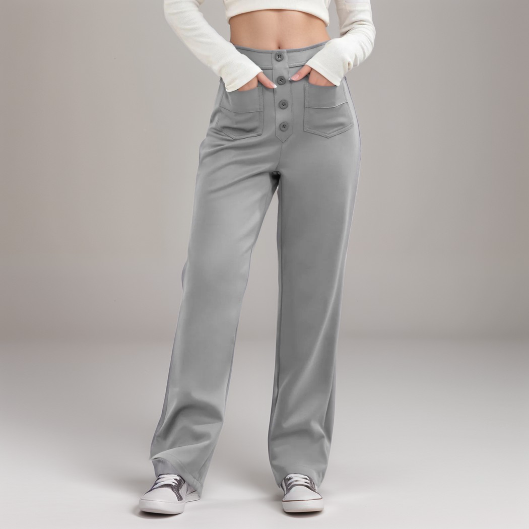 Ava - High-waist Stretch Trousers