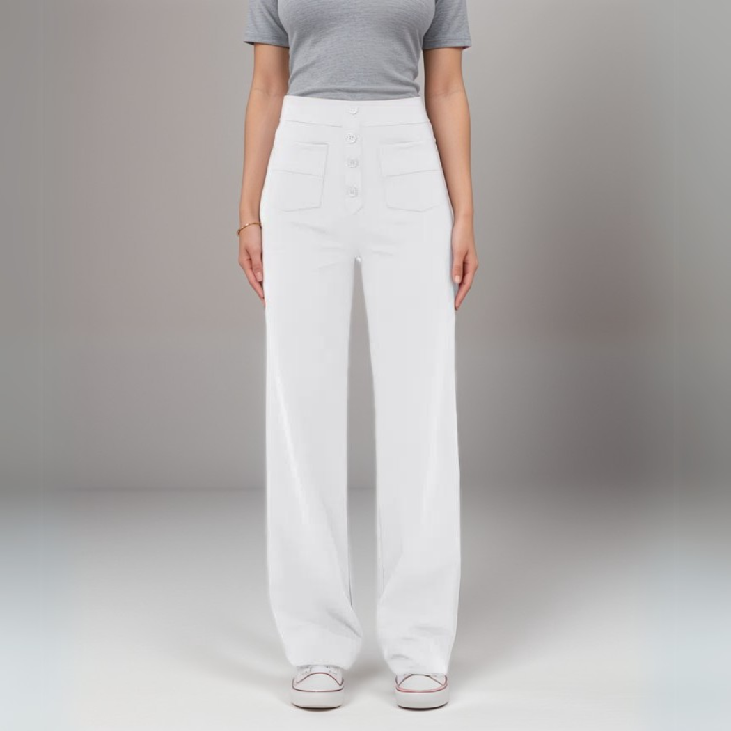 Ava - High-waist Stretch Trousers