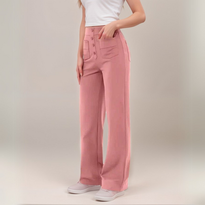 Ava - High-waist Stretch Trousers