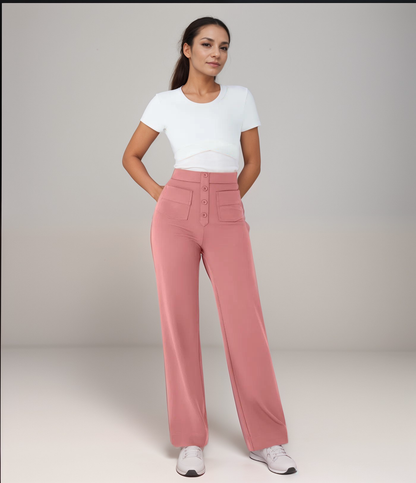Ava - High-waist Stretch Trousers