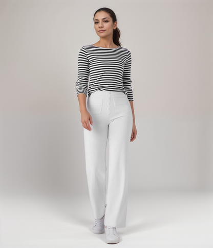 Ava - High-waist Stretch Trousers